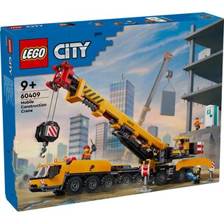LEGO City 60409 Mobiler Baukran, kreatives Bauspielzeug für