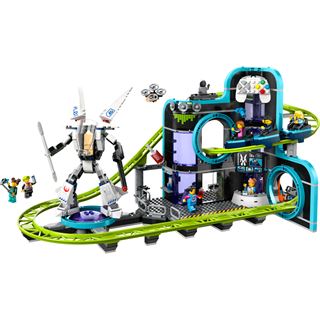 LEGO City 60421 Achterbahn mit Roboter-Mech,