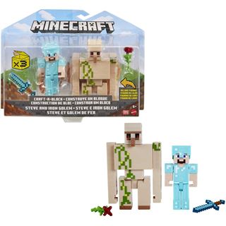 Mattel - Minecraft Core Figure 2er Pack Sortiment