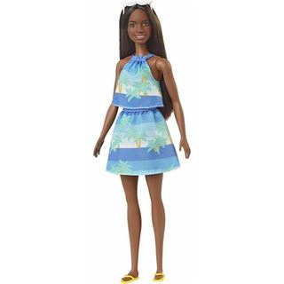 Mattel Barbie Loves the Ocean Puppe im Meeres-Print Rock & Top
