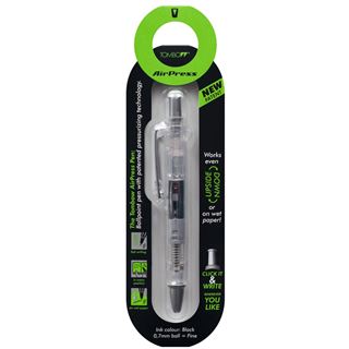 Tombow Kugelschreiber Airpress Pen transparent Schreibfarbe schwarz,