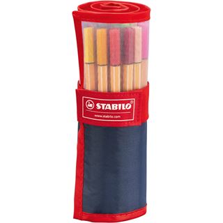 STABILO point 88 Fineliner farbsortiert 0,4 mm, 25 St. 8825-021