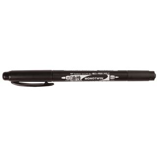 Tombow MONO twin Permanentmarker-Set schwarz 0,4 - 0,8 mm, 1 St.