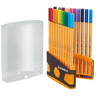 STABILO point 88 Fineliner farbsortiert 0,4 mm, 20 St. 8820