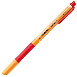 STABILO pointVisco Gelschreiber orange 0,5 mm, Schreibfarbe: rot, 10