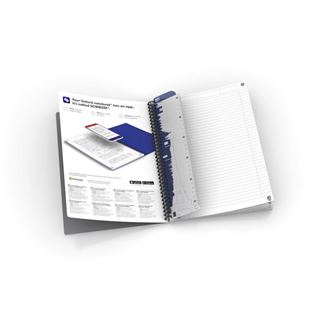 OXFORD Collegeblock Office Urban Spiralbuch liniert DIN A4 ohne Rand