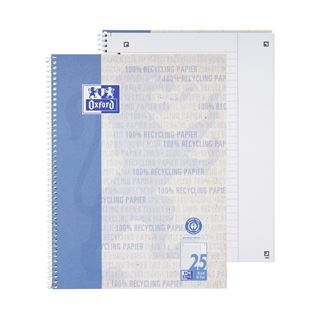 OXFORD Collegeblock Recycling Lineatur 25 liniert DIN A4