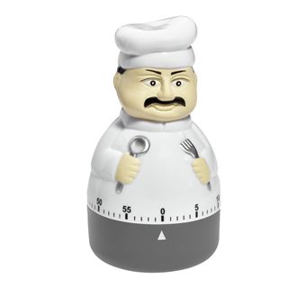 TFA K&uuml;chentimer Koch wei&szlig;, blau
