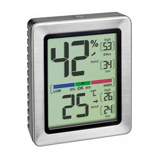 TFA EXACTO Thermometer silber