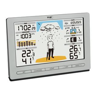 TFA 35.1097 METEO JACK Wetterstation silber