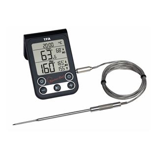 TFA K&Uuml;CHEN-CHEF 14.1512.01 Fleischthermometer schwarz