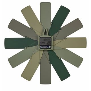 TFA Wanduhr 60.3020 CLOCK IN THE BOX grau Kunststoff 400,0 x 37,0 mm