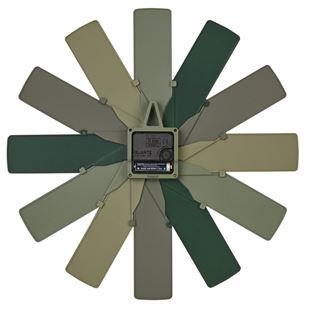 TFA Wanduhr 60.3020 CLOCK IN THE BOX gr&uuml;n Kunststoff 400,0 x