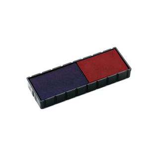 COLOP 2 Ersatzstempelkissen E/12/2 blau/rot 5,5 x 0,8 cm