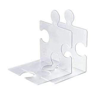 HAN 2 Buchst&uuml;tzen PUZZLE transparent 12,3 x 14,2 x 17,1 cm
