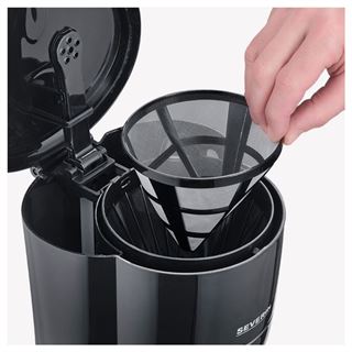 SEVERIN KA 4320 Kaffeemaschine schwarz, 10 Tassen