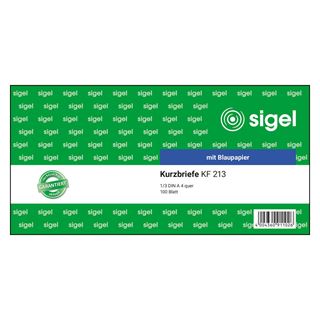 SIGEL Kurzbrief Formularbuch KF213
