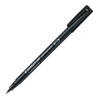 STAEDTLER Lumocolor&reg; Folienstift schwarz 1,0 - 2,5 mm permanent