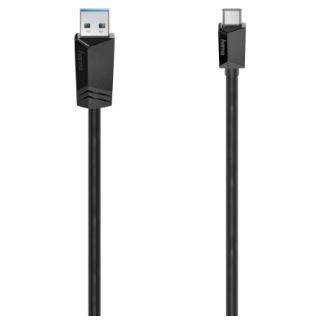 0.75m Hama Kabel 00200651 USB-C to USB-A Schwarz