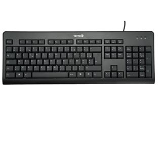Terra Keyboard 1500 Corded [FR] USB black/noir Copilot AZERTY, 105