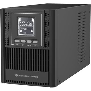 Conceptronic ZEUS USV 1000VA 900W Online UPS,IEC EPO Port (ZEUS52E1K)