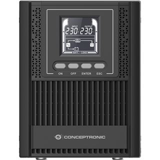 Conceptronic ZEUS USV 1000VA 900W Online UPS,IEC EPO Port (ZEUS52E1K)