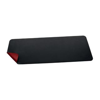 SIGEL Schreibtischunterlage Lederimitat schwarz/rot