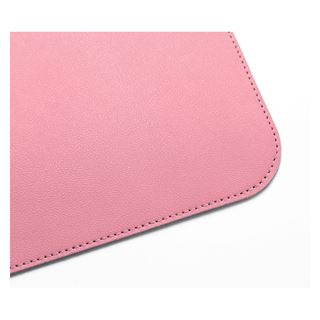 SIGEL Schreibtischunterlage Lederimitat rosa/silber