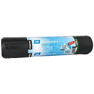 PAPSTAR Müllbeutel CleanUP 150,0 l schwarz 90,0 µm, 10 St.