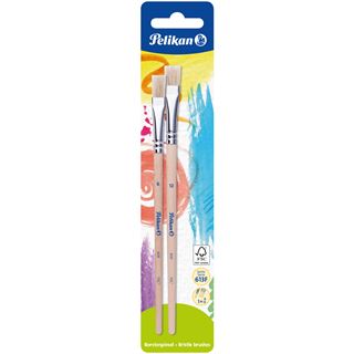 Pelikan 613F Pinsel-Set Gr&ouml;&szlig;e 6,12, 2-teilig