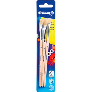 Pelikan 613F Pinsel-Set Gr&ouml;&szlig;e 8, 10, 12, 3-teilig