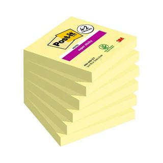 Post-it 4 + 2 GRATIS: Super Sticky Notes Haftnotizen extrastark gelb