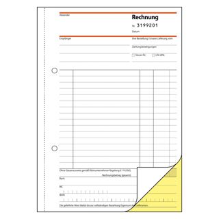 SIGEL Rechnung f&uuml;r Kleinunternehmer mit fortlaufenden Nummern