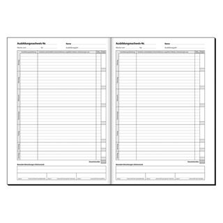 SIGEL Ausbildungsnachweis, t&auml;gliche Eintragungen Formularbuch