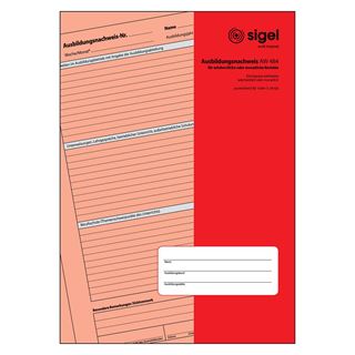 SIGEL Ausbildungsnachweis, w&ouml;chentliche/monatliche Eintragungen