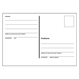 SIGEL Postkarte Formularbuch PH610