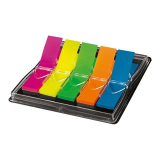 SIGEL TRANSPARENT Haftmarker farbsortiert 5x 40 Streifen HN489