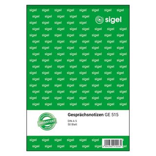 SIGEL Gespr&auml;chsnotiz Formularbuch GE515