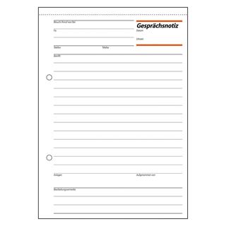 SIGEL Gespr&auml;chsnotiz Formularbuch GE515