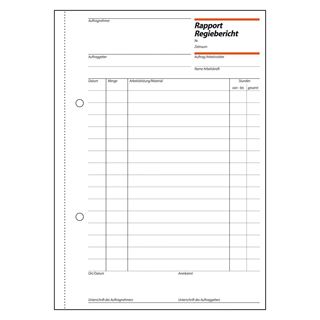 SIGEL Rapport/Regiebericht Formularbuch RP510