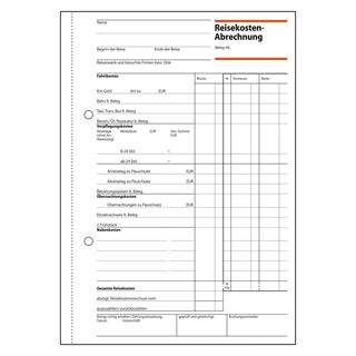 SIGEL Reisekostenabrechnung/Einzelreise Formularbuch RA515