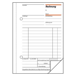 SIGEL Rechnung Formularbuch RE625