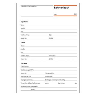 SIGEL Fahrtenbuch, Pkw und Lkw mit Kraftstoffverbrauch Formularbuch