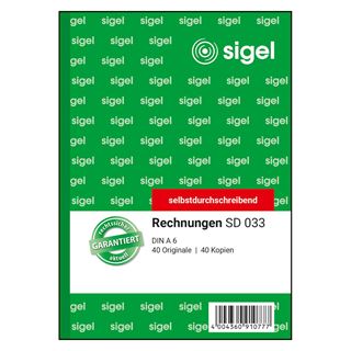 SIGEL Rechnung Formularbuch SD033