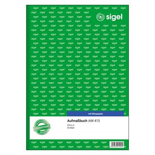 SIGEL Aufma&szlig;buch Formularbuch AM415
