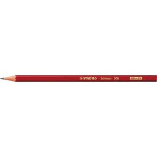 STABILO Schwan Bleistifte HB rot, 12 St.