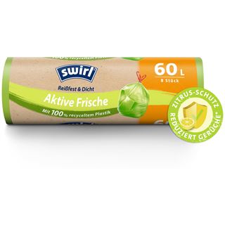 swirl M&uuml;llbeutel Rei&szlig;fest & Dicht Aktive Frische 4638