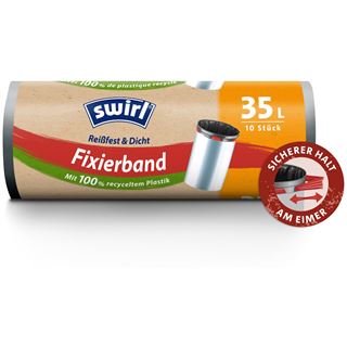 swirl M&uuml;llbeutel Rei&szlig;fest & Dicht 4629 35,0 l schwarz,