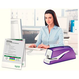 LEITZ Elektrohefter NeXXt Series WOW 5566 violett-metallic