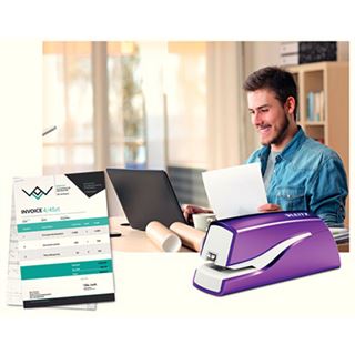 LEITZ Elektrohefter NeXXt Series WOW 5566 violett-metallic